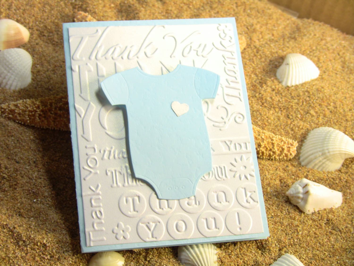 10 3D Handmade Baby Thank You Cards Baby Shower Thank You
