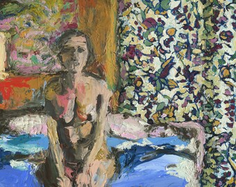 Painting The Bedroom abstract nude | etsy Painting The Bedroom abstract nude | etsy