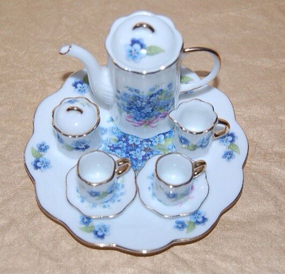 vintage miniature tea sets