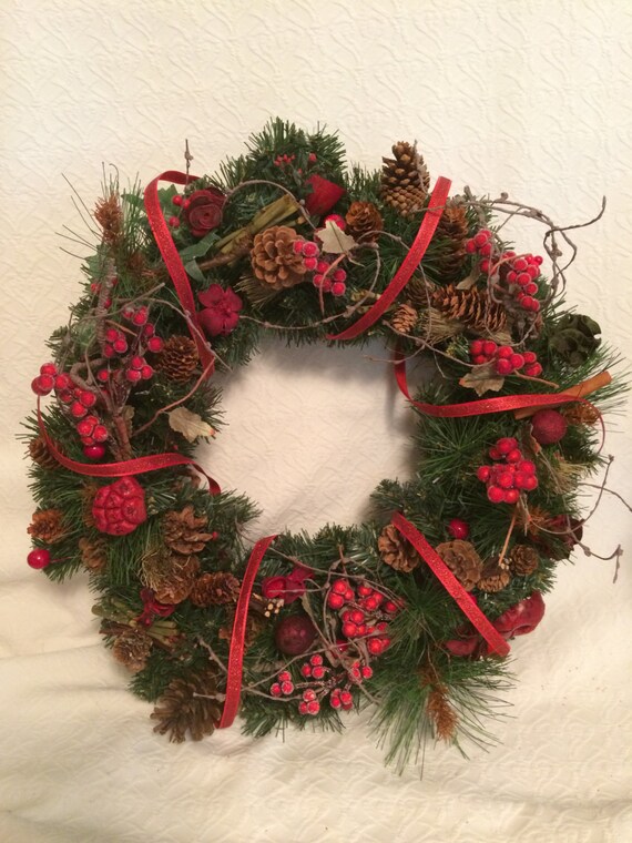 18 inch potpourri christmas wreath 18 inch potpourri christmas wreath