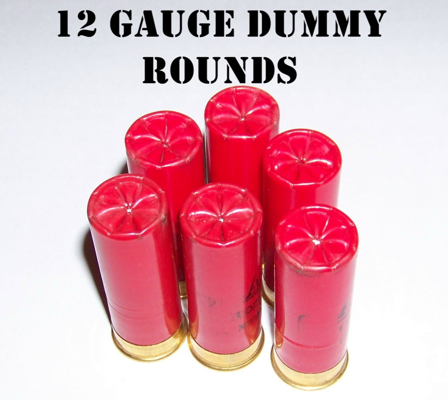 12 Gauge Winchester Shotgun Shells Set Of 6 Dummy Rounds 3872