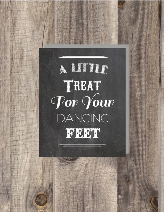 Instant Download Little Treat For Your Dancing Feet DIY