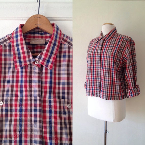 Womens checked shirts sale