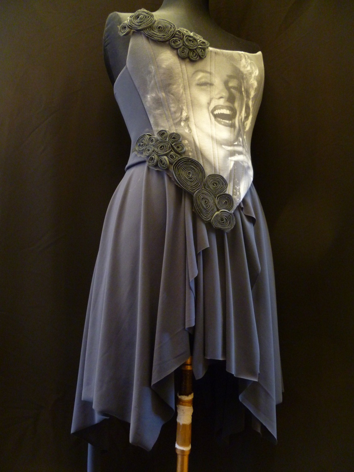 Marilyn Monroe Corset & Skirt by DelltonCouture on Etsy