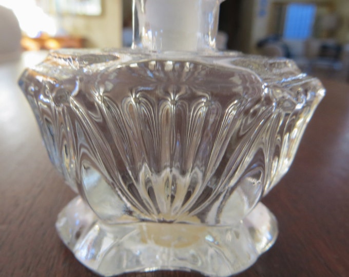 Art Deco Perfume Bottle, Vintage Vanity, Mid Century Perfume Bottle, Irice Czech