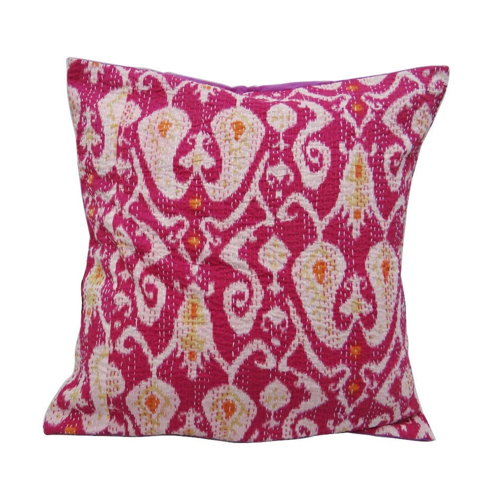 24 X 24 India Home D Cor Pillow Cover Pink By RajasthanRoyals   Il Fullxfull.635766580 7omq 