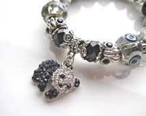 Popular items for panda bear bracelet on Etsy