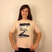 YES Band Snake Distressed Ringer T Shirt S M 70s