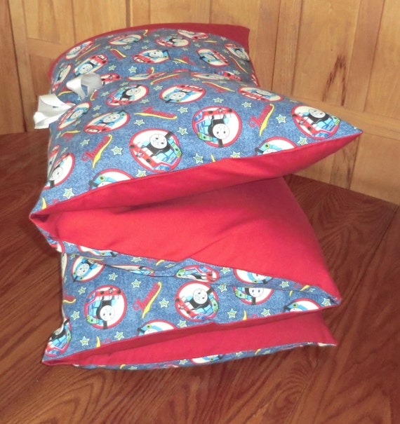 Pillow Bed with Thomas the Train fabric Nap Mat