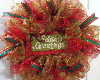 Alabama wreath/ REDUCED Alabama Mesh Wreath by Wreaths4u2byPaula