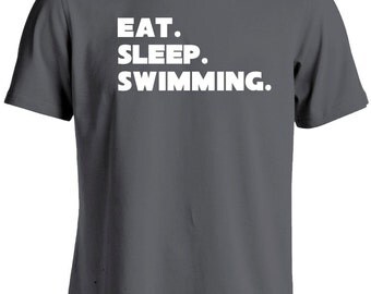 Popular items for swimming t shirt on Etsy