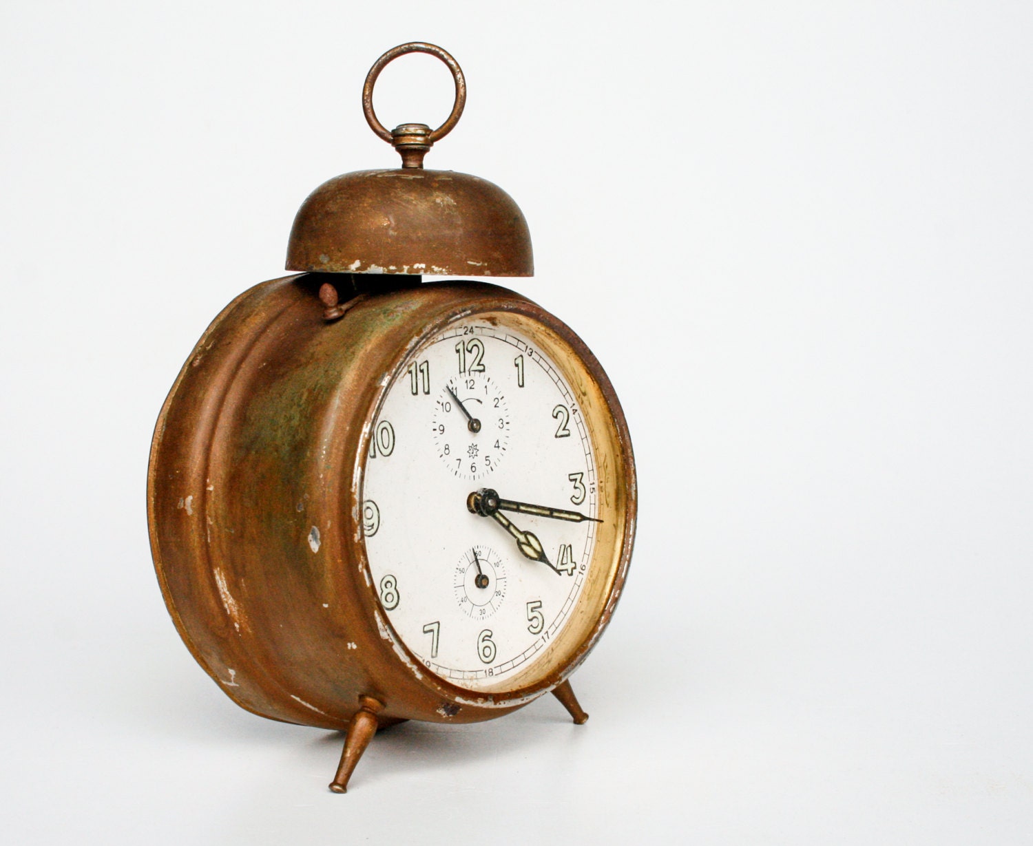 Antique One Bell Alarm Clock by Junghans 30's Germany