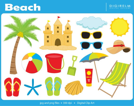 beach bag clipart free - photo #47