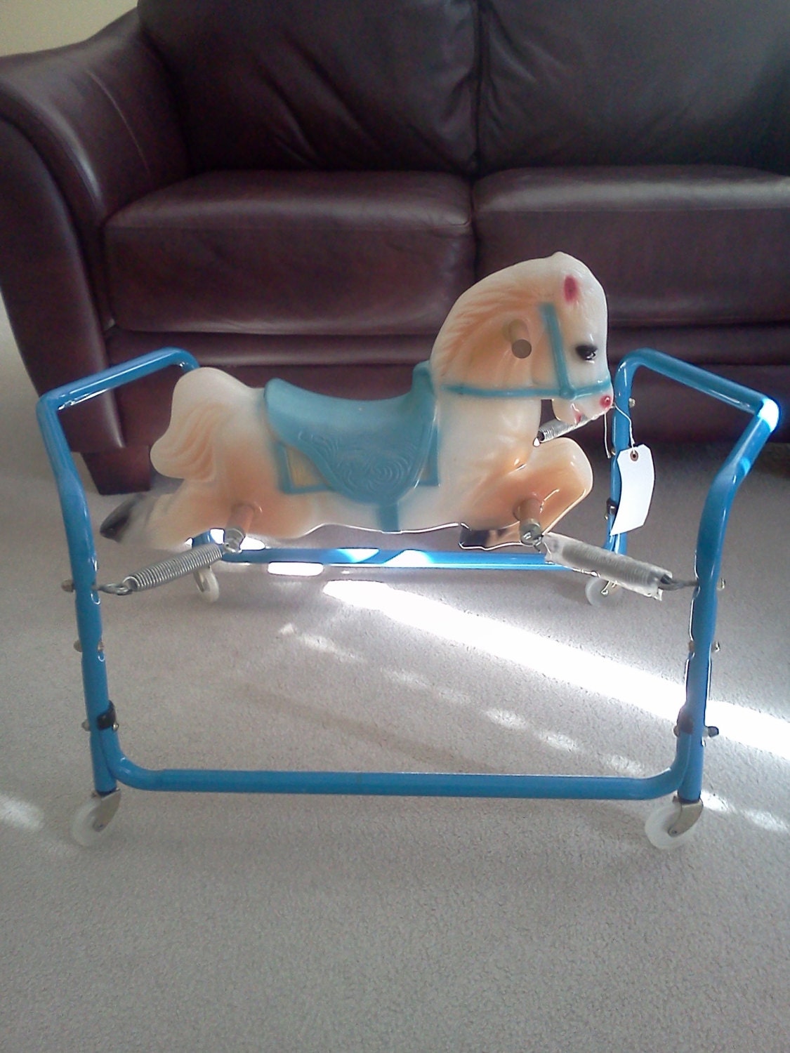 bouncing rocking horse