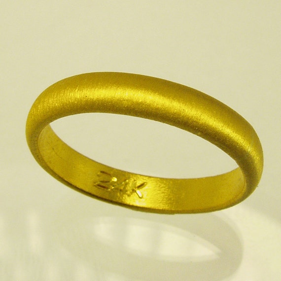 Pure-Solid-gold-wedding-band-24-Karat-solid-gold-ring100%