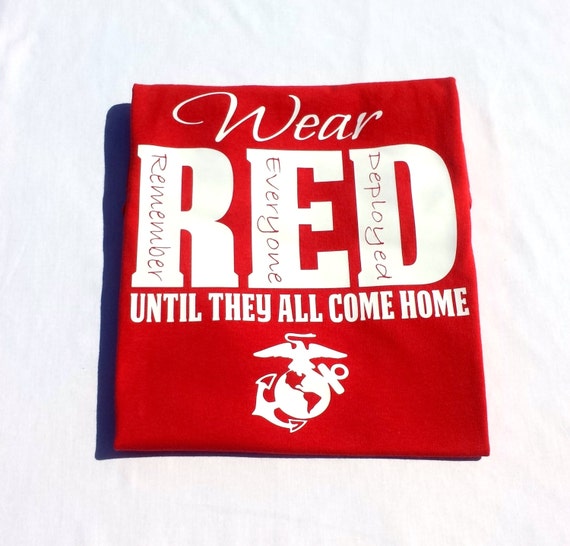 usmc red shirt