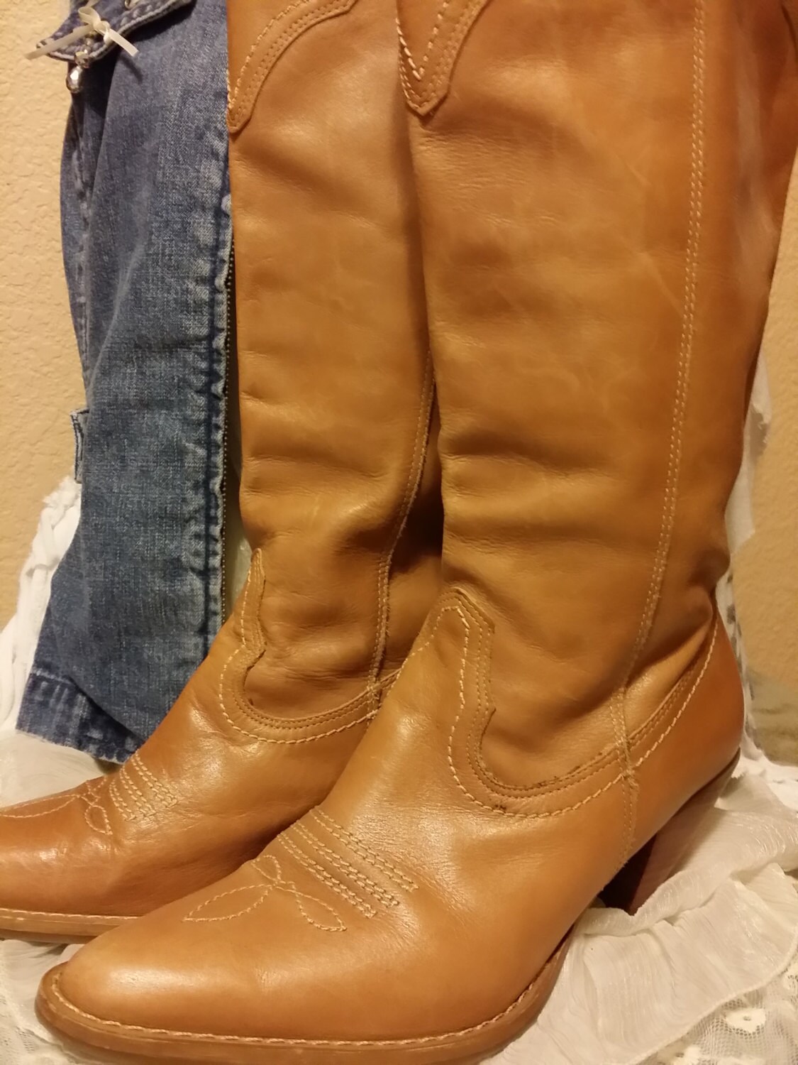 light tan boots