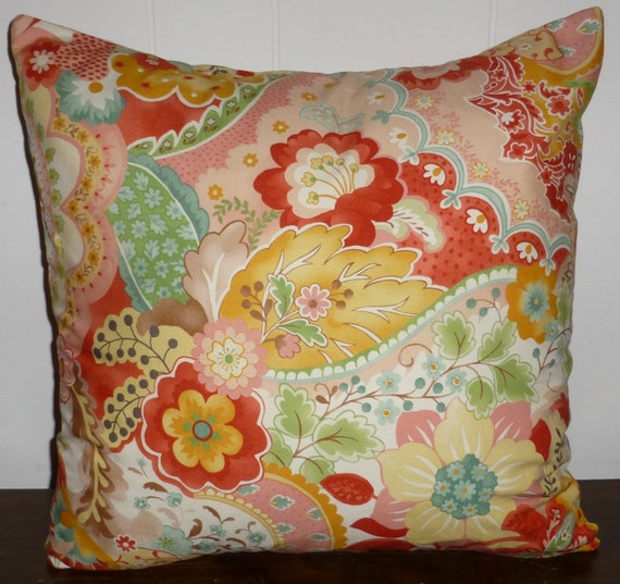 Decorative Pillow Cover Designer Fabric Mimi by