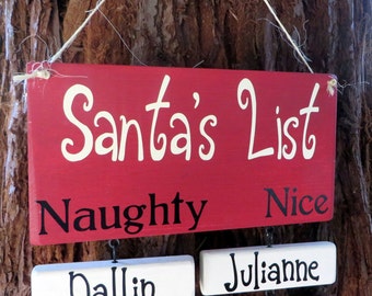 Naughty list | Etsy