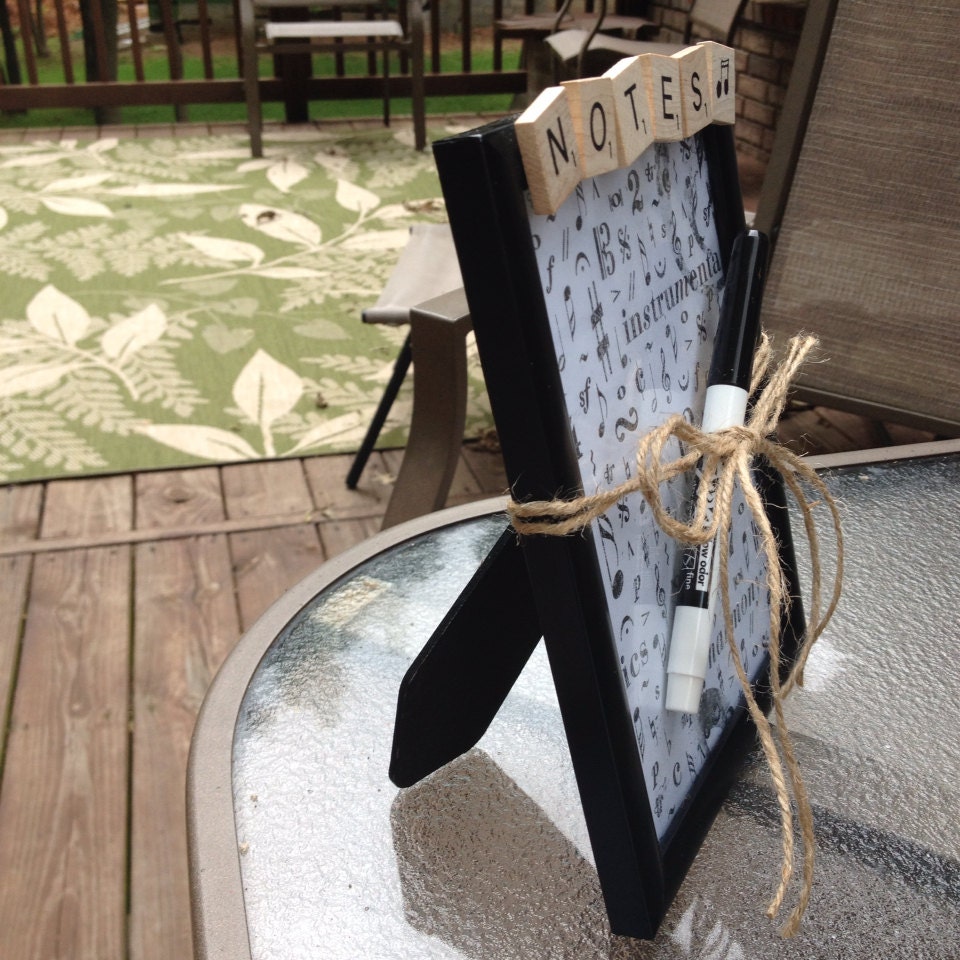 MUSIC NOTES Dry Erase Board MUSIC lovers gift for
