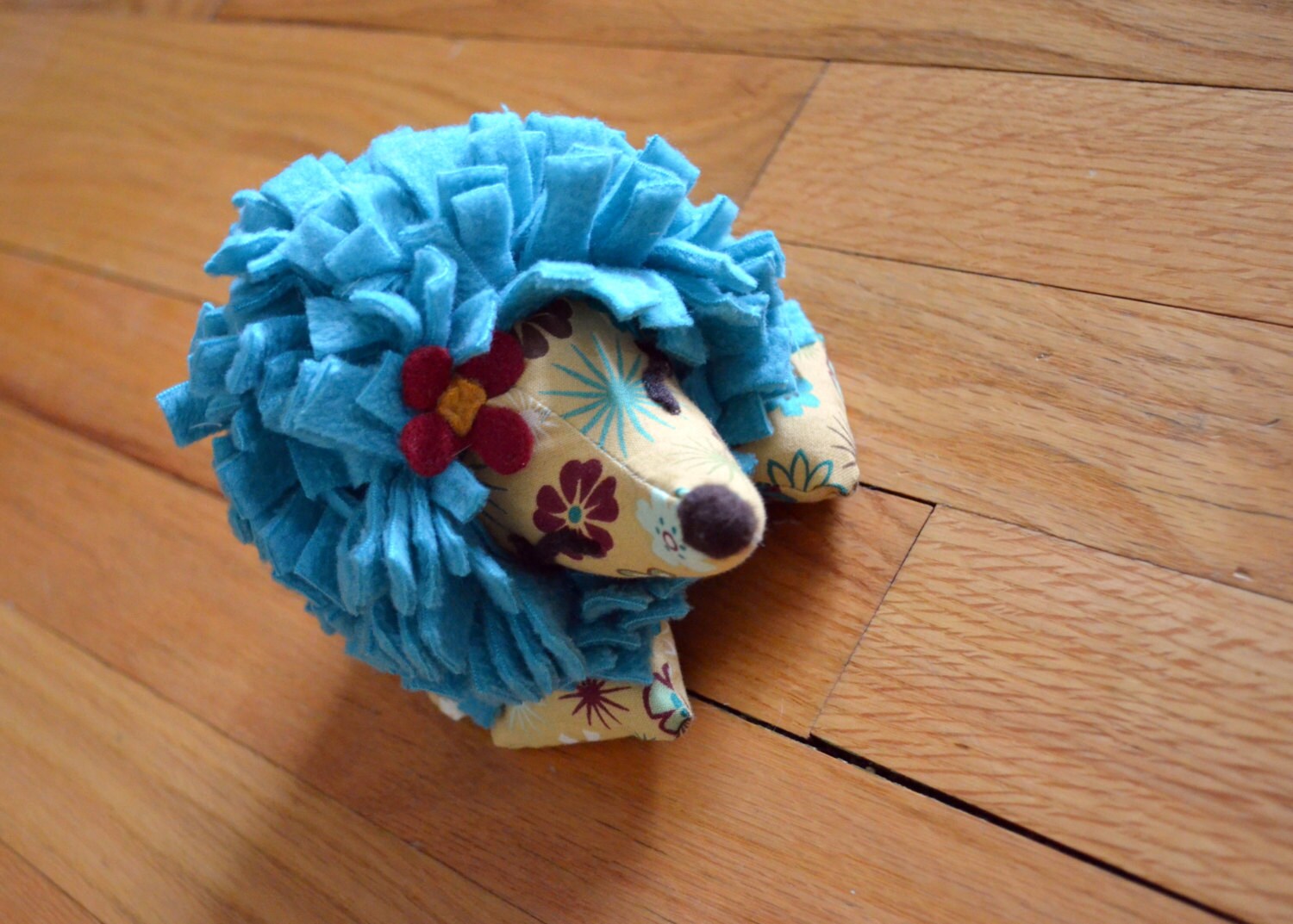 Plush stuffed hedgehog