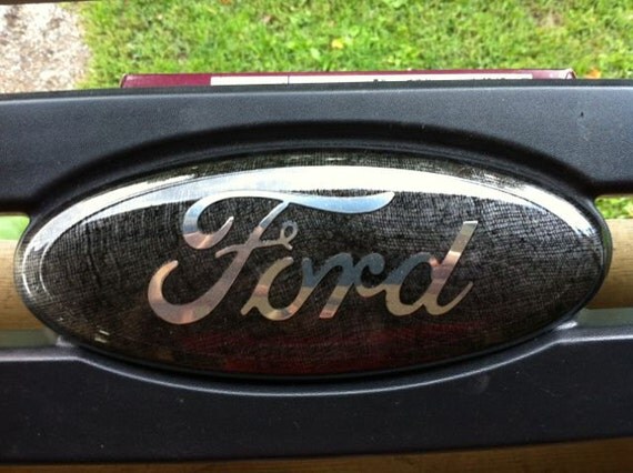 Carbon fiber ford emblem #9