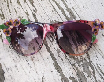 Soft Spring Floral Sunglasses