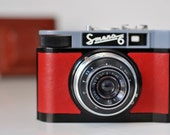 Smena 6 LOMO camera RED LEATHER special edition /working