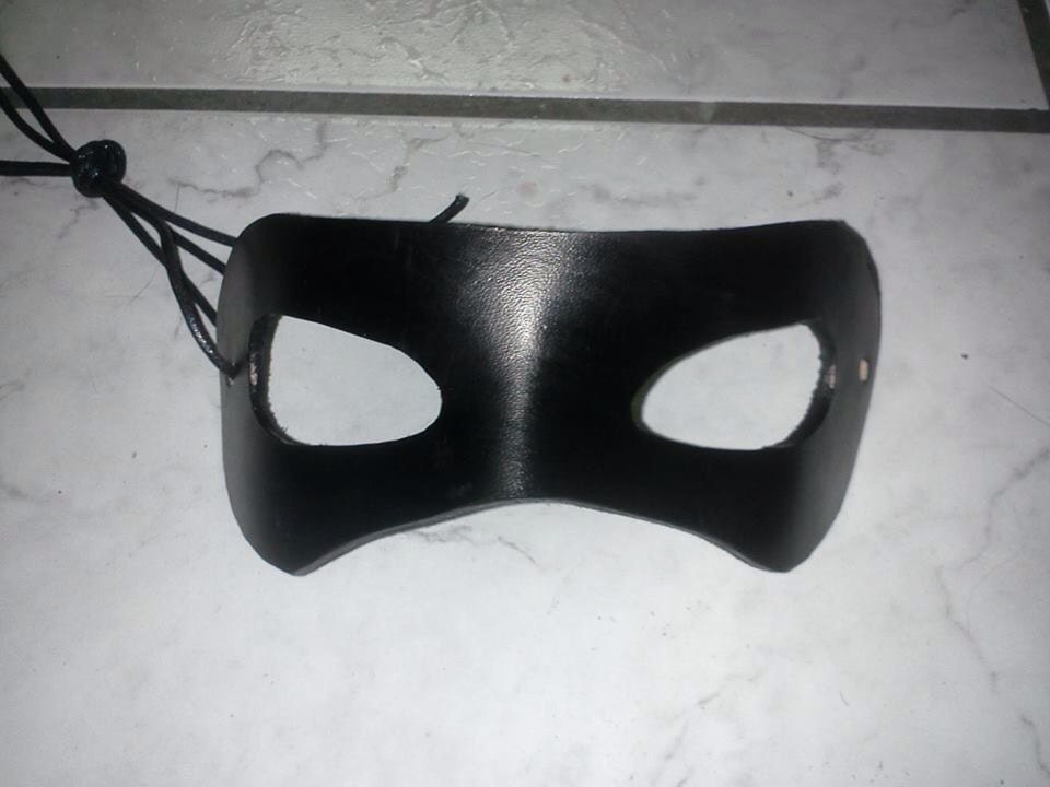 Molded Leather Eye Mask by LethalWare on Etsy
