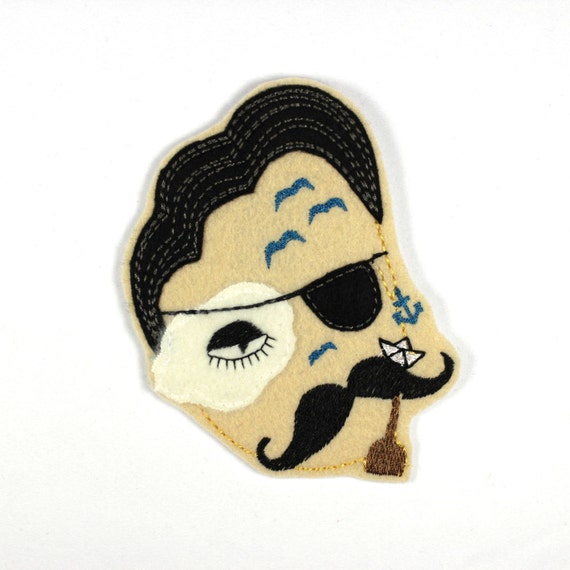 Items similar to Patch pirate 11 x 7cm on Etsy