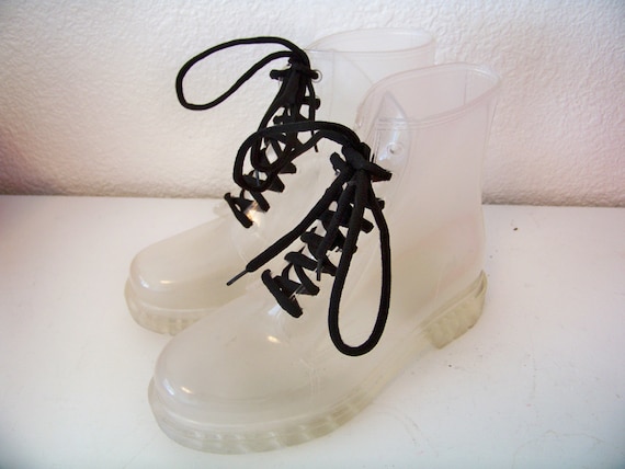 see through jelly shoes