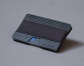 Carbon fiber wallet, credit card wallet, women and men wallet , minimalist slim, modern design NW