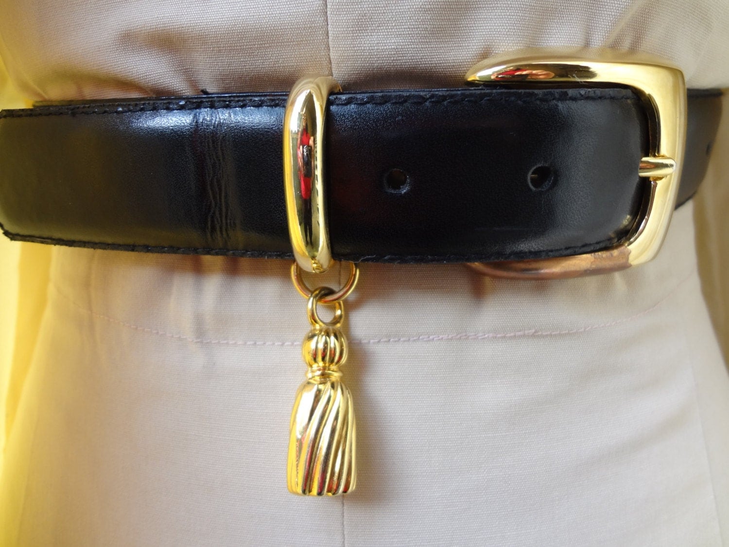 designer gold belt