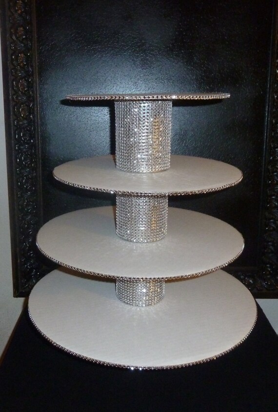 2 diy tier cake stand Items cake rhinestone bling faux similar to tier wedding tower cupcake display stand pop 4