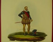 Meyrick Ancient Armour Original H/C Engraving Federico Oricono  1842 PL. 70