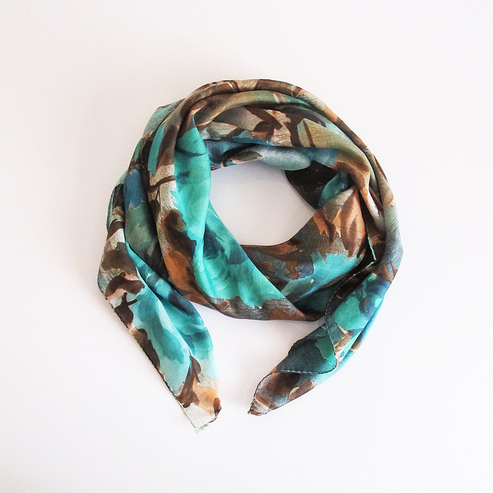 head scarf green
