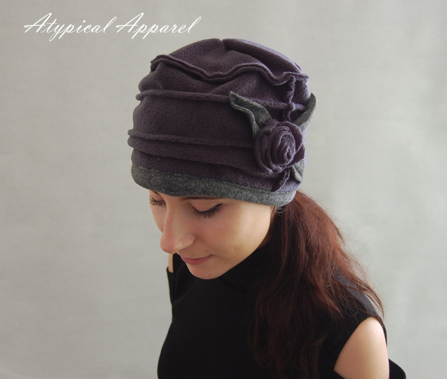 Ladies Elegant Winter Hat. Fall Hat. Retro Hat. Women