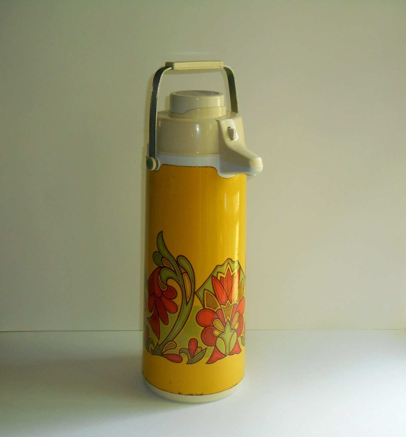 Peacock Vacuum Bottle Retro Thermos Airpot Beverage Dispenser