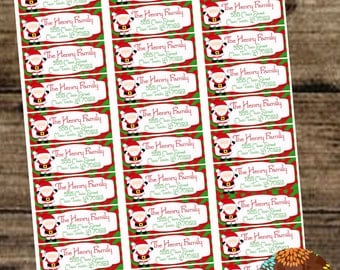 avery 5160 holiday gift tags