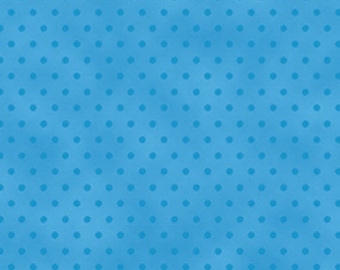 Half Yard More Elf on the Shelf - Dot Blender in Blue - Cotton Quilt Fabric - from Quilting Treasures (W1988)
