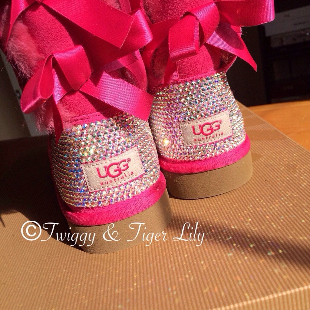 uggs with bows and diamonds uggs with bows and diamonds