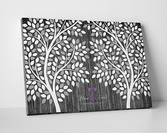 Rustic Wedding Guest Book // Rustic Guest Book // Rustic Wedding Decor // Rustic Guest Book Wedding // Fits 100-300 Guests