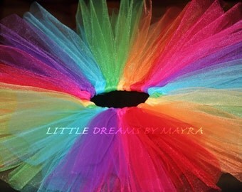 Rainbow tutu size nb to 12years