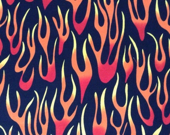 SALE - One Half Yard of Fabric - Flames