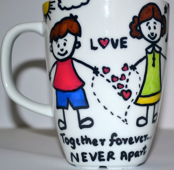 Long distance relationship mug - Love or Best Friend - White 10 oz