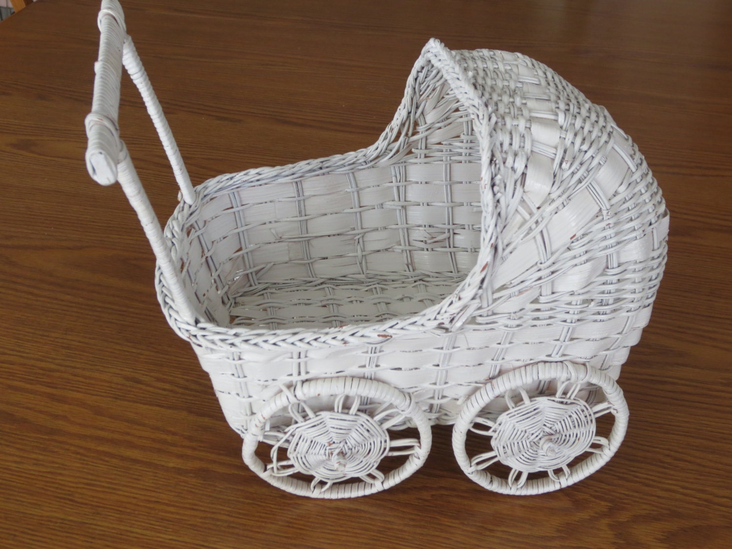 wicker basket pram