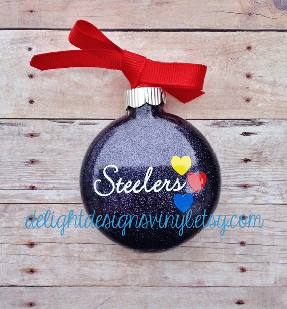 Items similar to Pittsburgh Steelers Ornament - Christmas, Holidays, Custom on Etsy