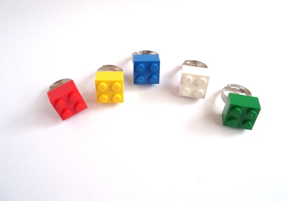 Lego Ring, Party Favors, Fashion Statement - One per Order