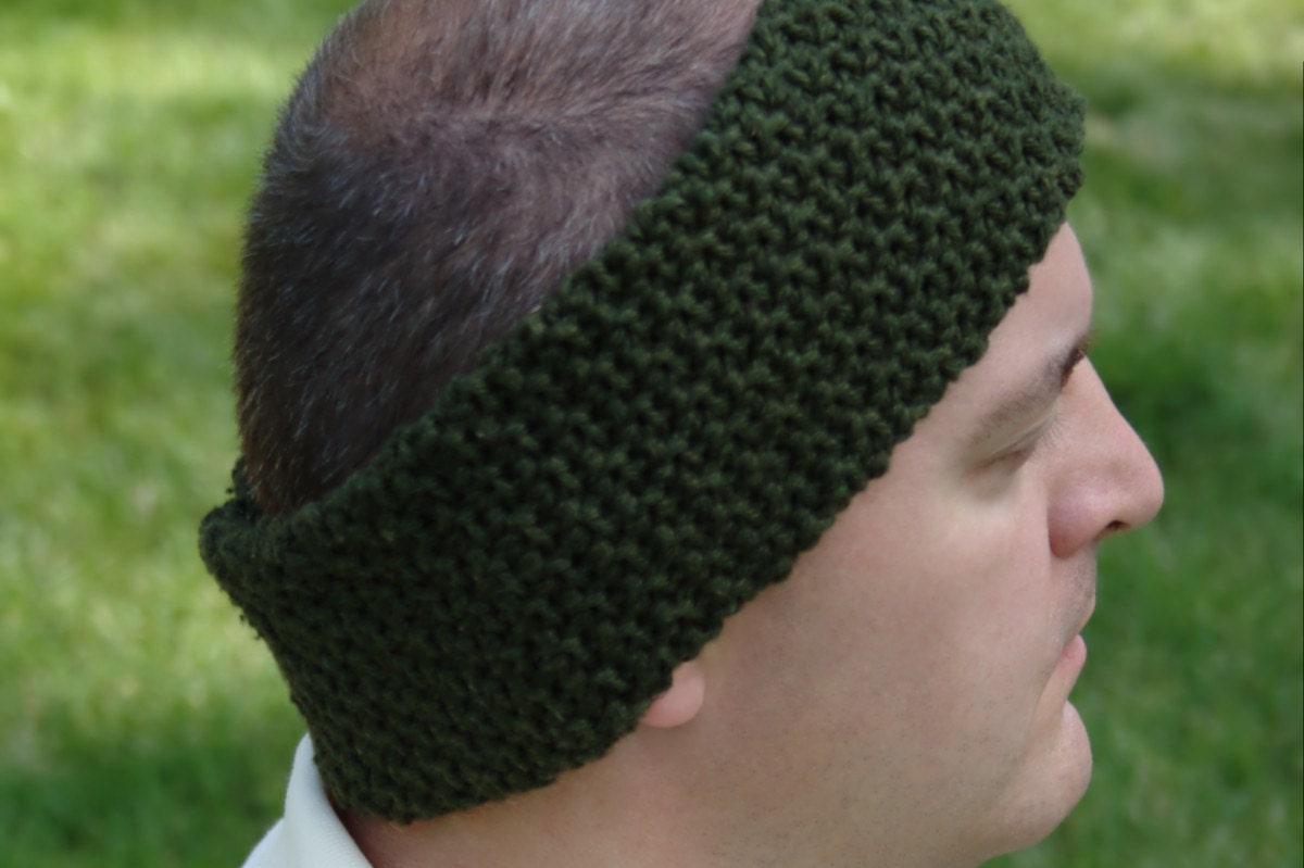 Crochet Pattern Mens Ear Warmer Pattern Mens Neck Warmer