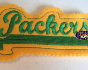 Packers embroidery | Etsy